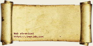 Anđela Isailović vizit kartica